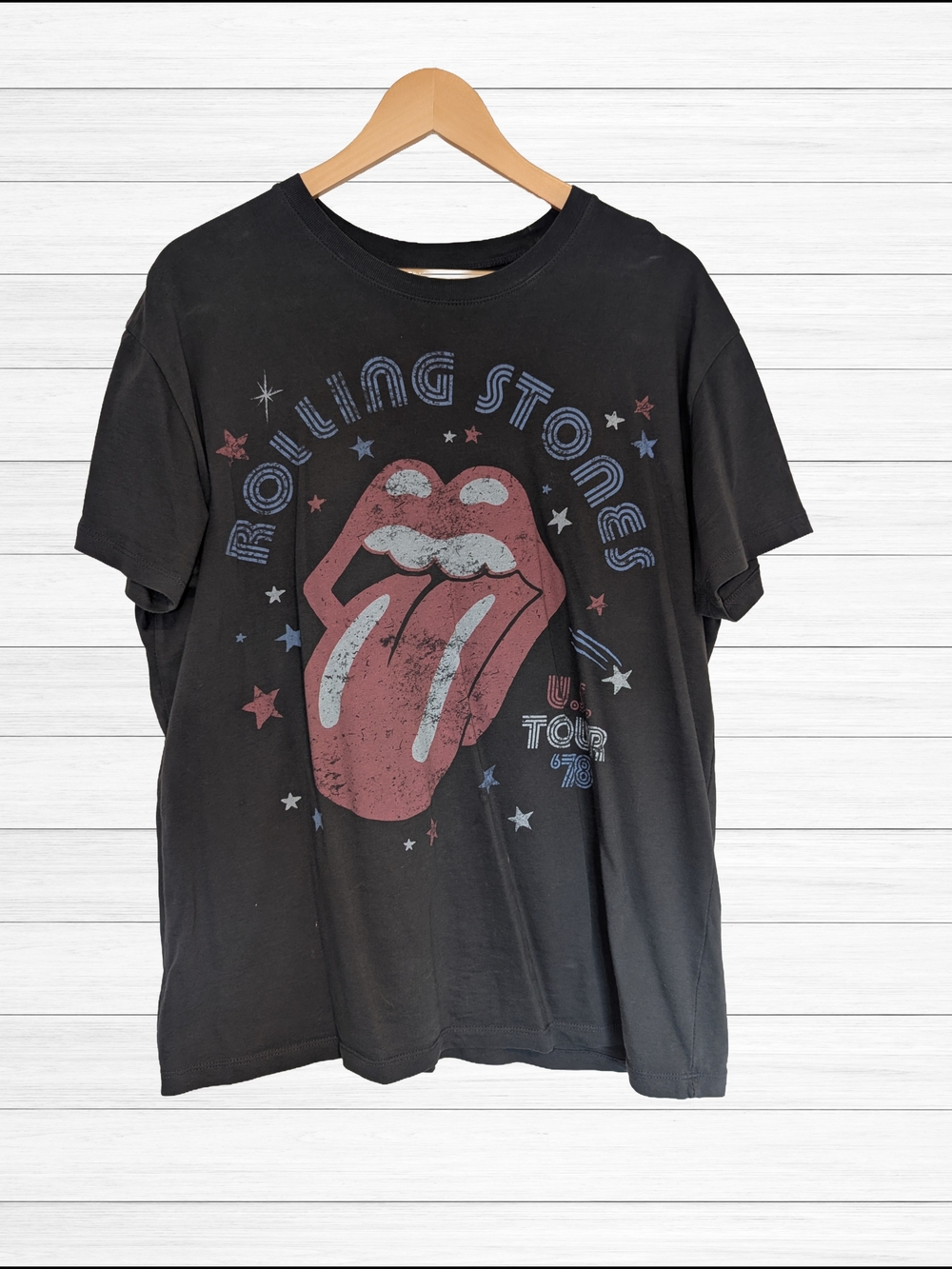 Hollister | Rolling Stones | Graphic Tee | Grey | Small